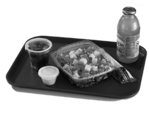 FFT1014 BLK FAST FOOD TRAY 10X14 BLACK  24EA